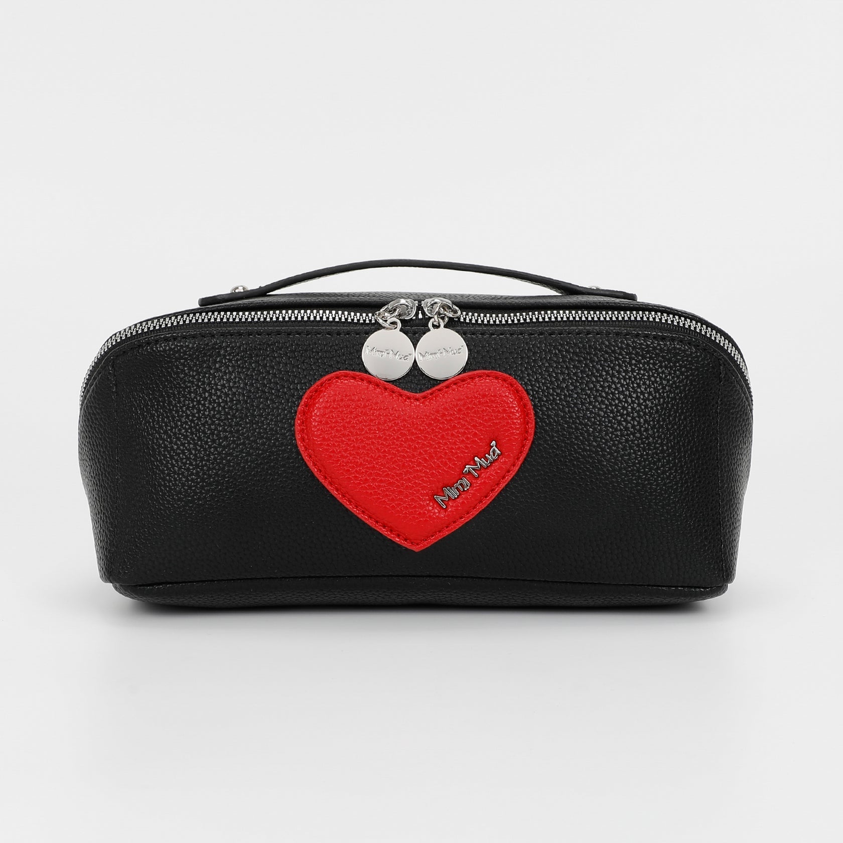 🖤 Beauty Case 3 Pezzi con Cuore – Mimimua