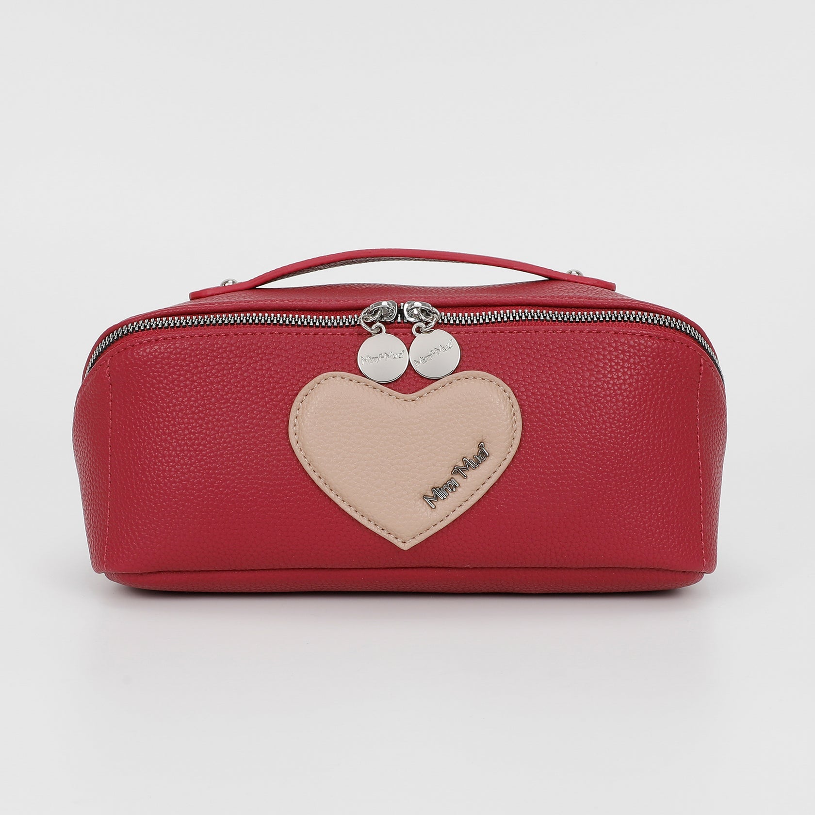 🖤 Beauty Case 3 Pezzi con Cuore – Mimimua