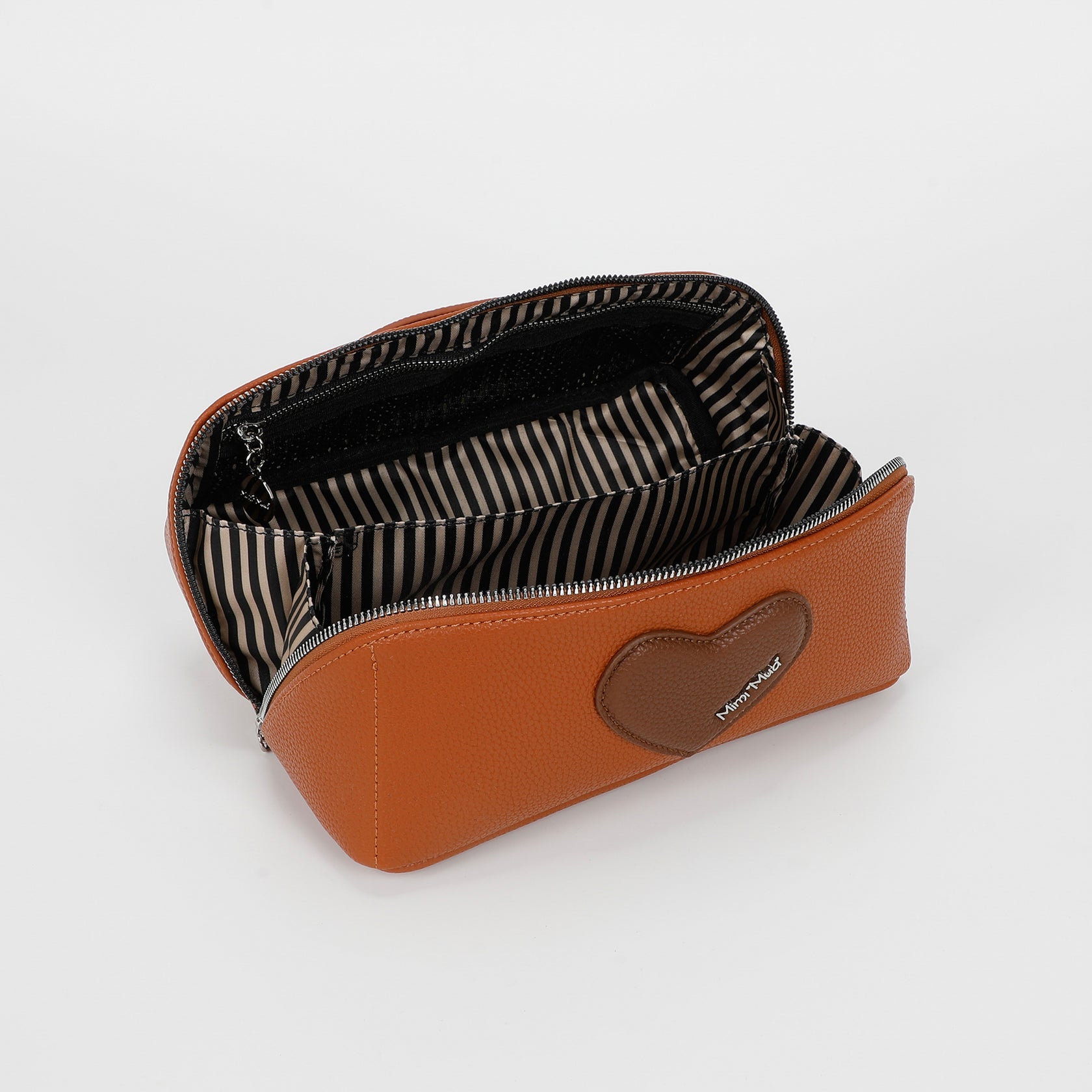 🖤 Beauty Case 3 Pezzi con Cuore – Mimimua